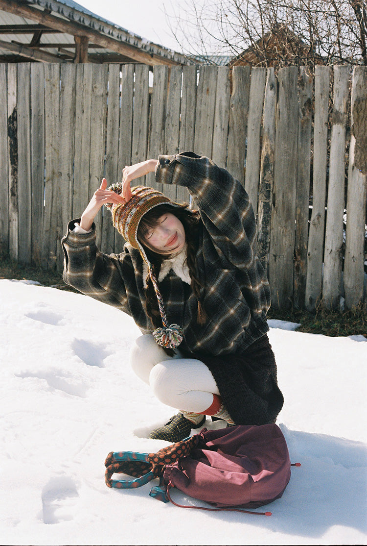 Zzouu - Melaleuca Plaid Coat