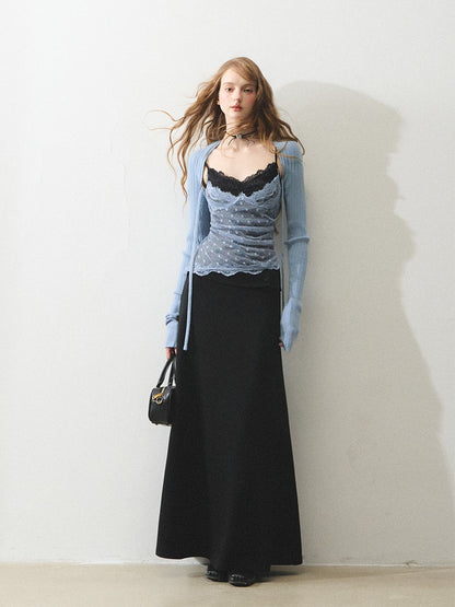"优雅的舞步" Elegance in Motion Knit Skirt