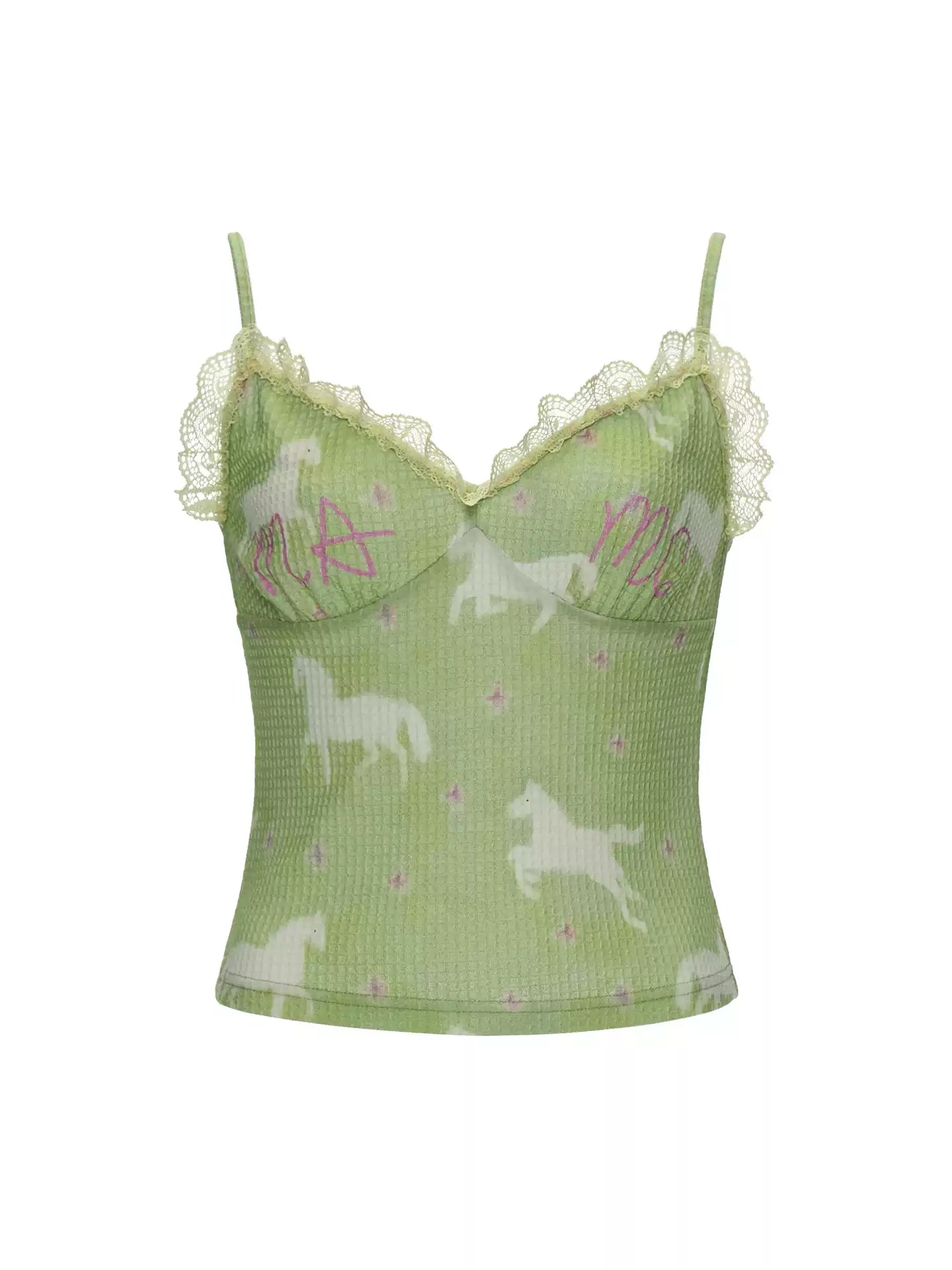 Starry Horse Waffle Knit Cami Top