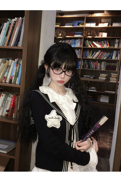"Starlit Gap" White Blouse Collection