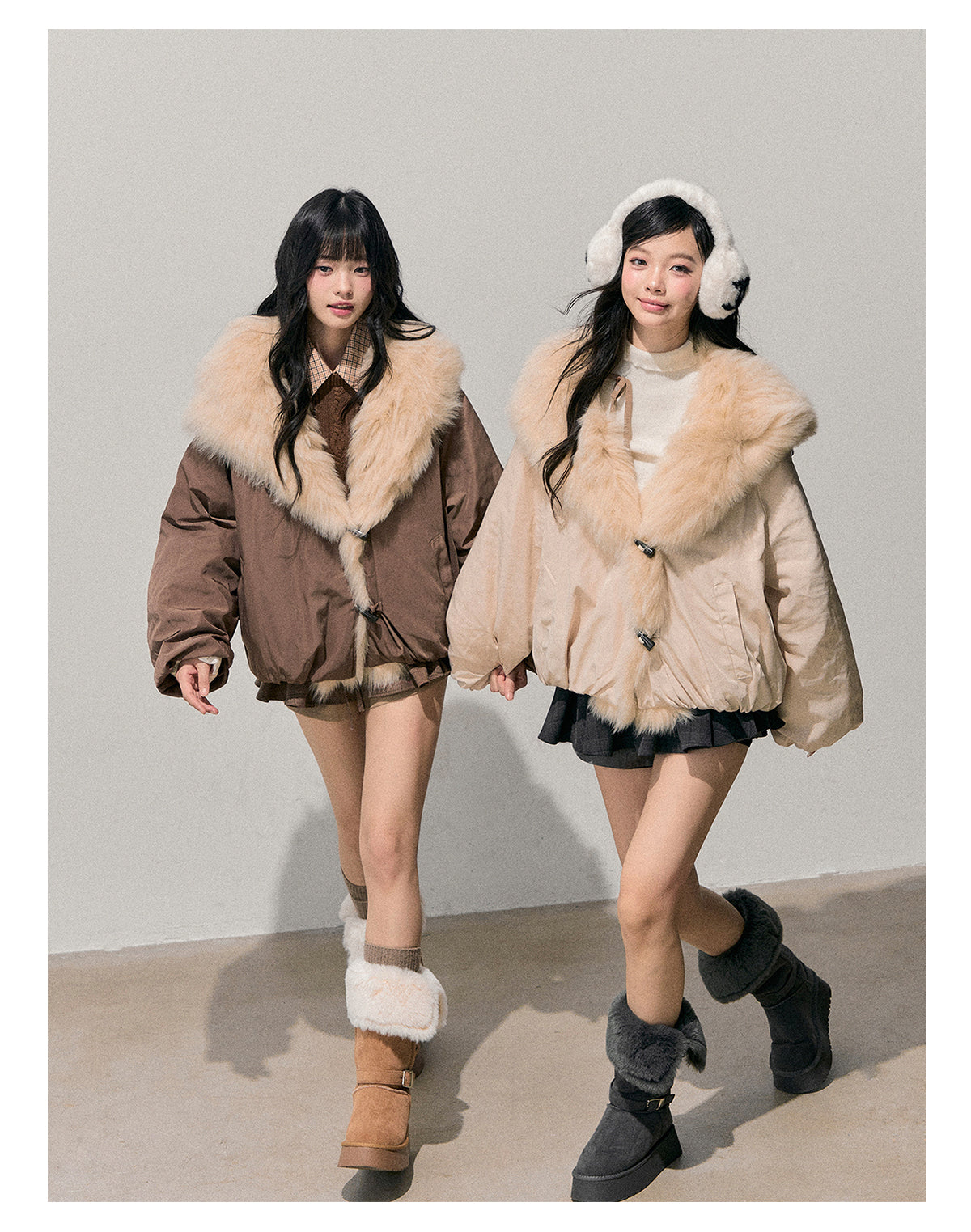少也眼 “Call of the Distant Mountains” Down Jacket 946541