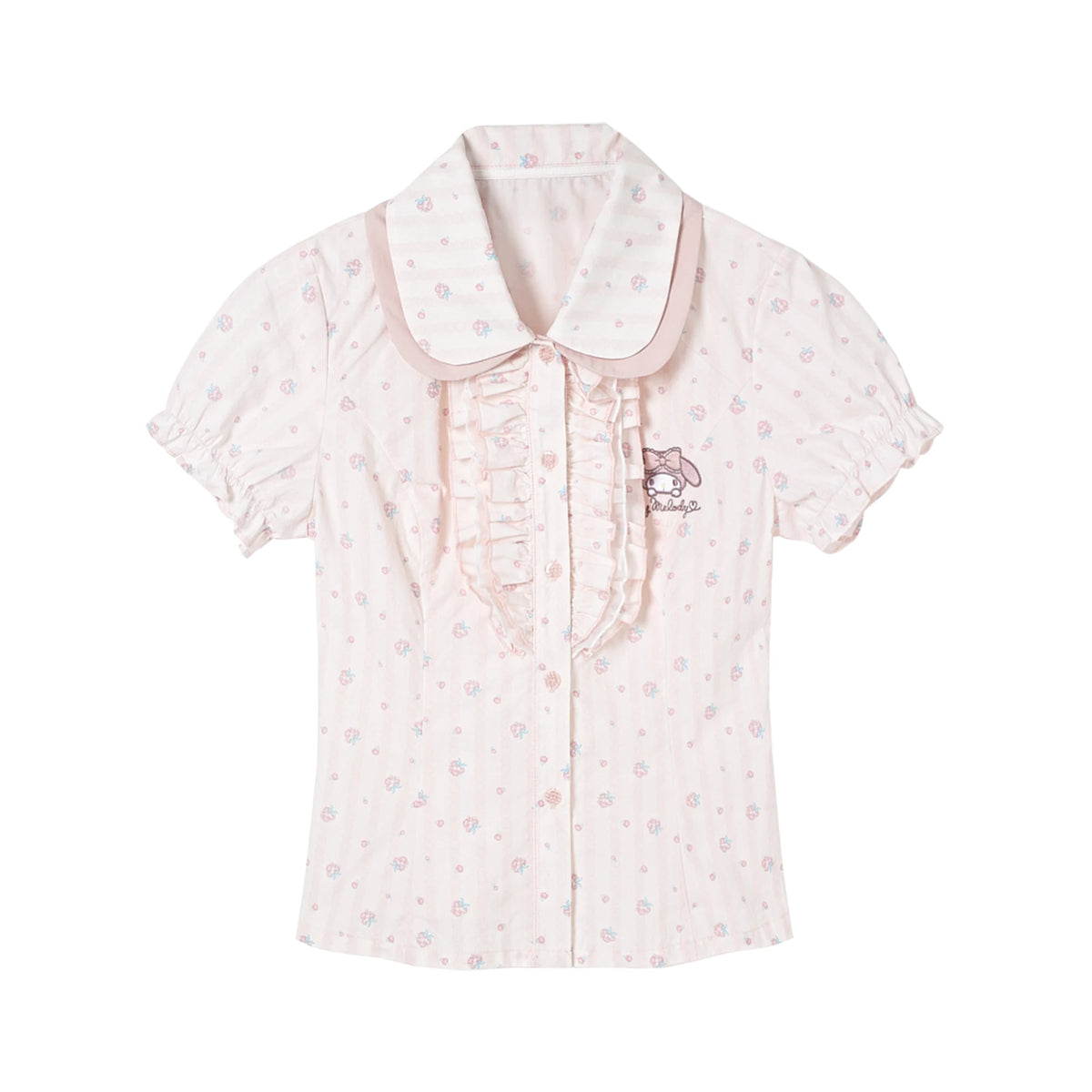 “Melly Melly” Cream & Gray Japanese School Girl Set