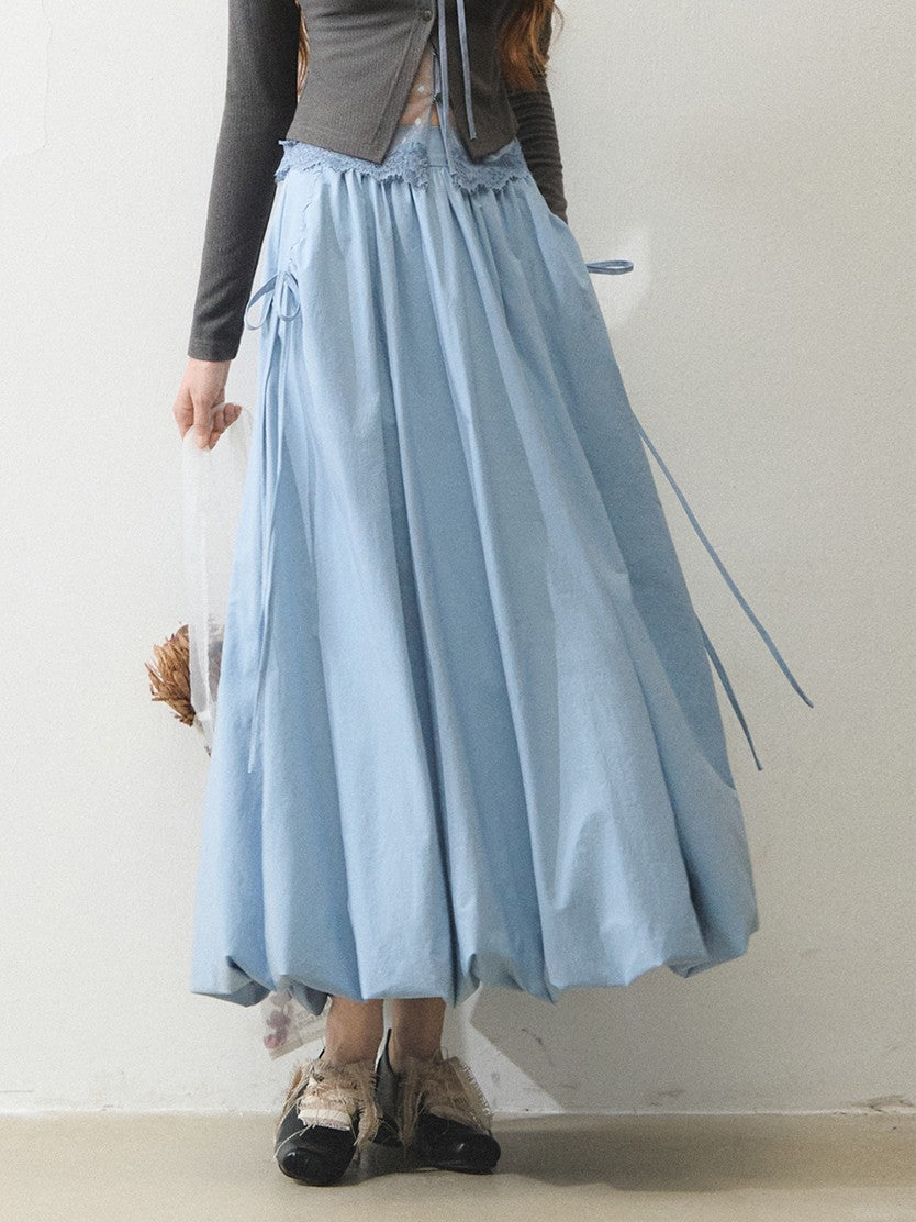 "微风轻抚过" Breezy Whisper Cloud Skirt