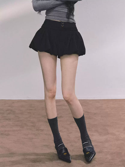 少也眼 Miu-Style American High-Waisted Tulip Skirt