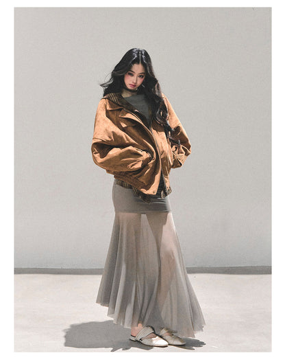 少也眼 "The Silent Heiress" Ash Camel Slim-Fit Evening Maxi Dress 76867845