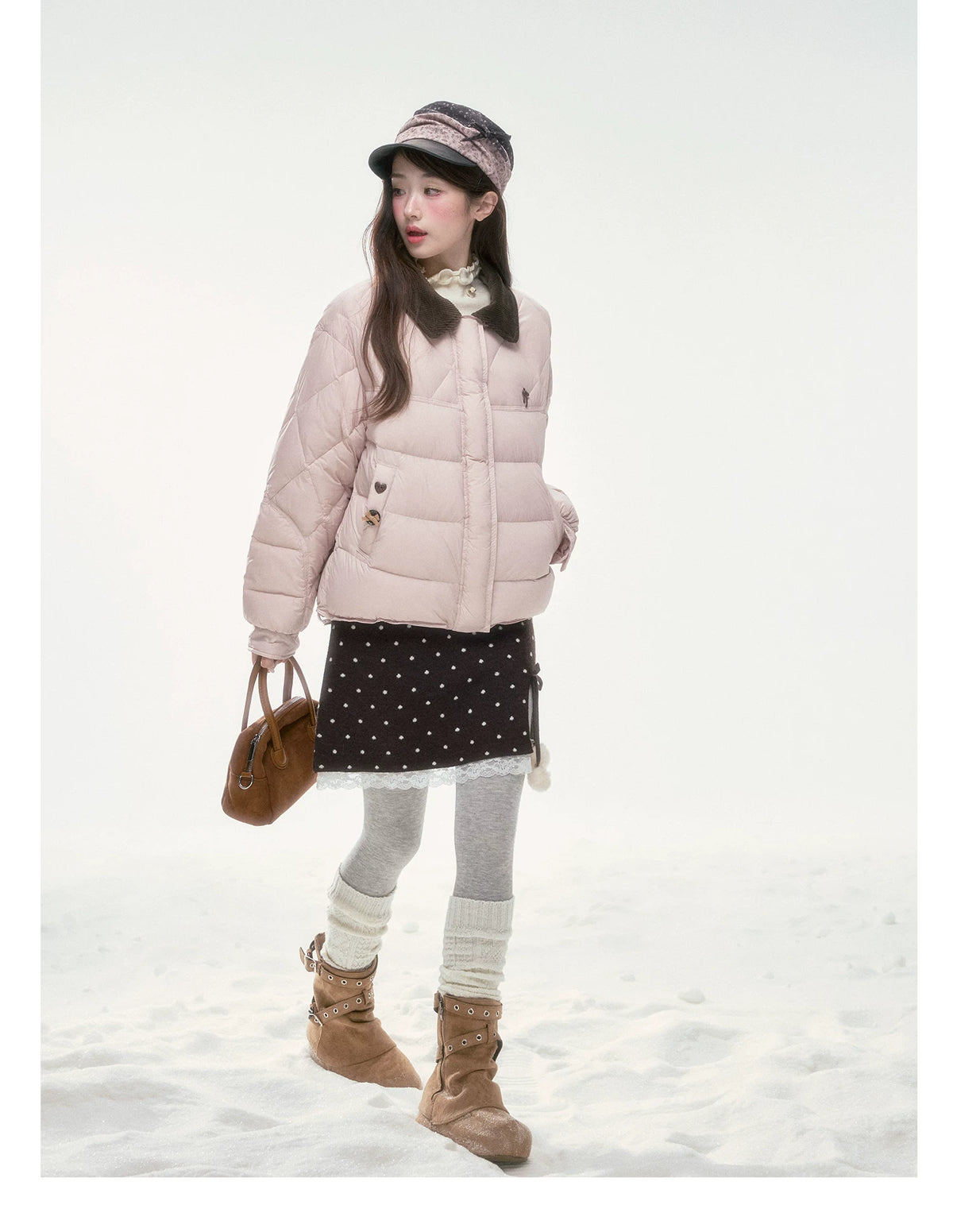 BIBIBENCY - Pink 90% Duck Down Puffer Jacket