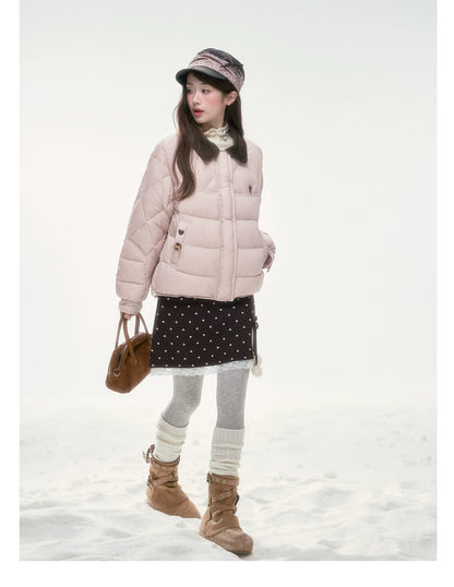 BIBIBENCY - Pink 90% Duck Down Puffer Jacket
