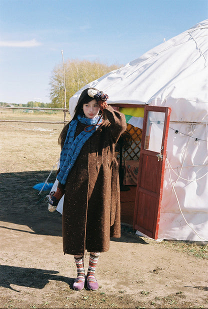 Zzouu - Natural Brown Long Coat