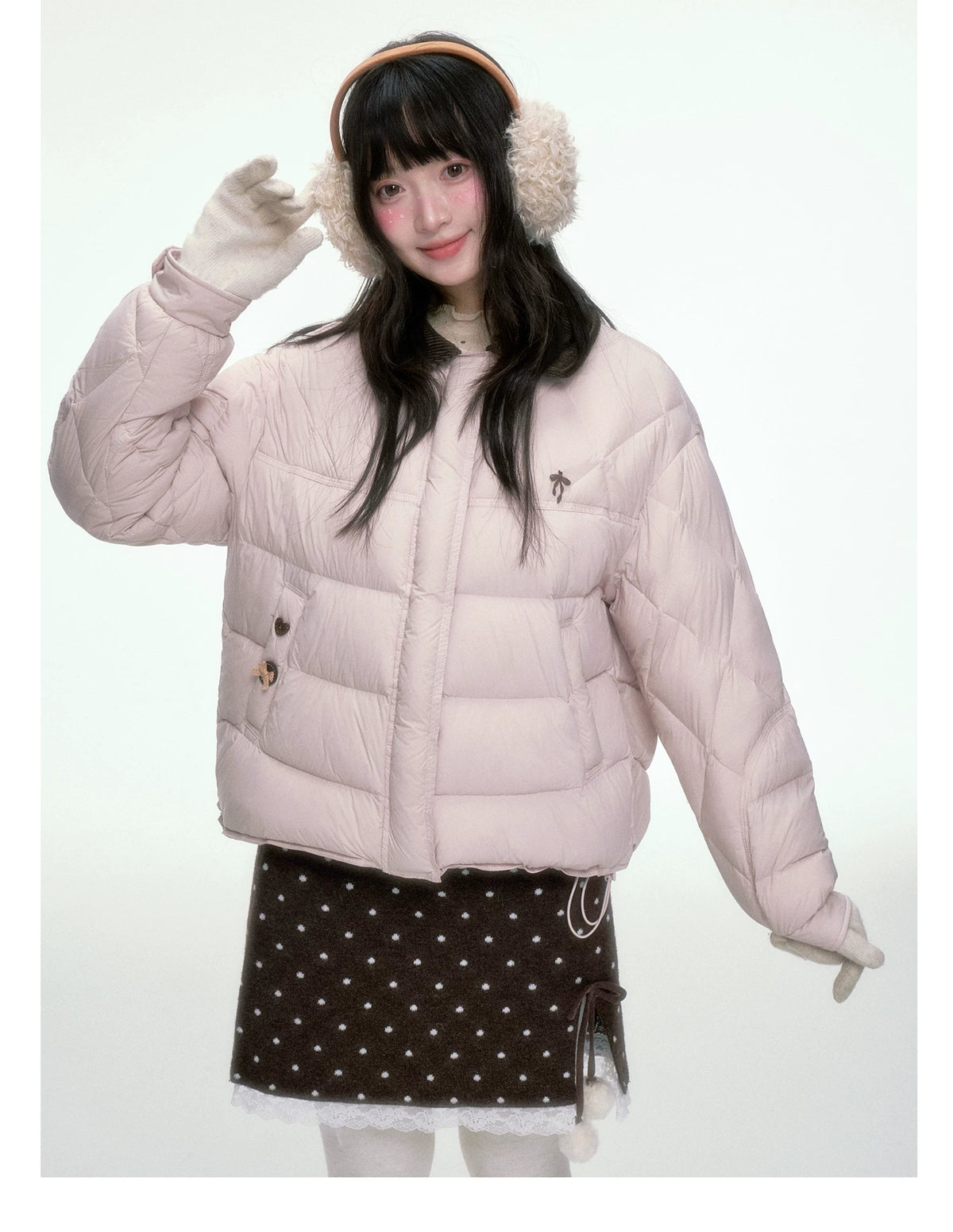 BIBIBENCY - Pink 90% Duck Down Puffer Jacket