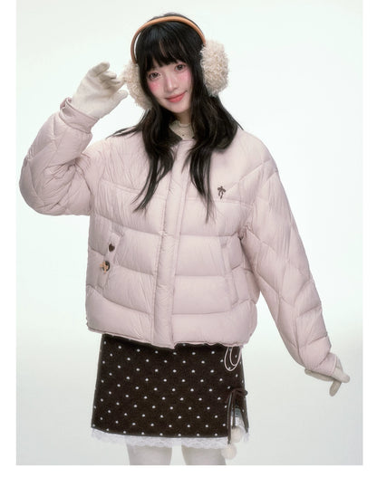 BIBIBENCY - Pink 90% Duck Down Puffer Jacket