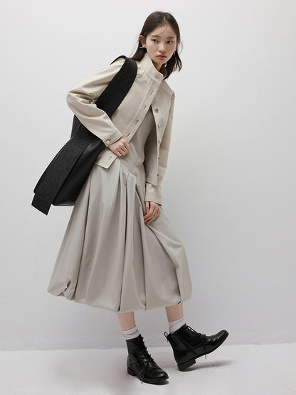 FUSSED Disorder Deconstructed Asymmetric Bubble Dress (Adjustable Straps) FOF-25SS005
