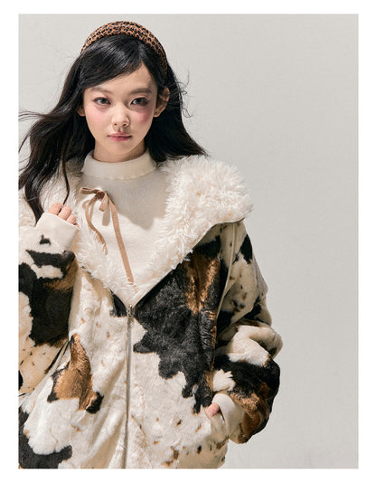 少也眼 “Before the Snow Falls” Faux Shearling Jacket 58436136