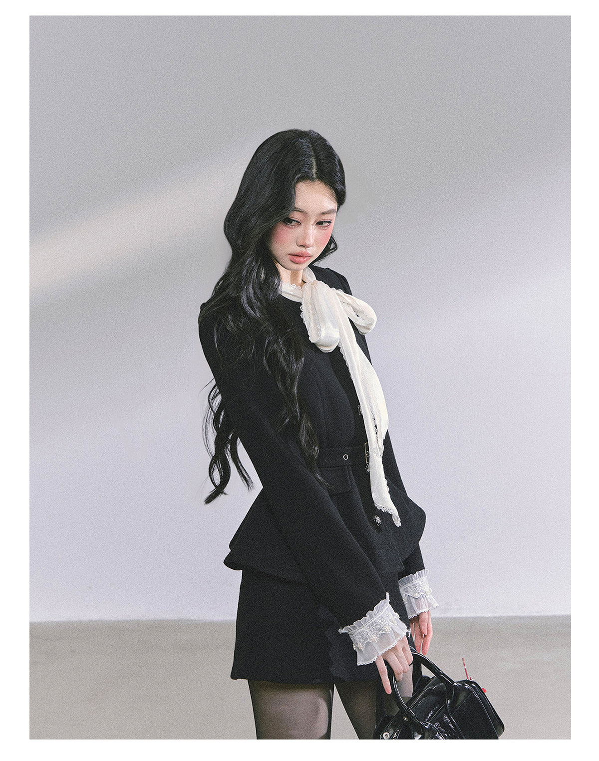 少也眼 “Nouveau Heiress” Two-Piece Jacket & Skirt Set 435434