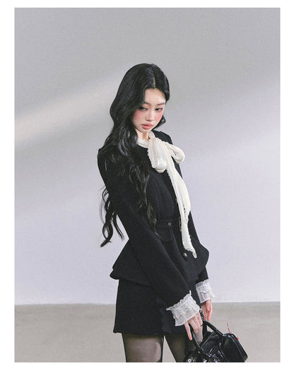少也眼 “Nouveau Heiress” Two-Piece Jacket & Skirt Set 435434