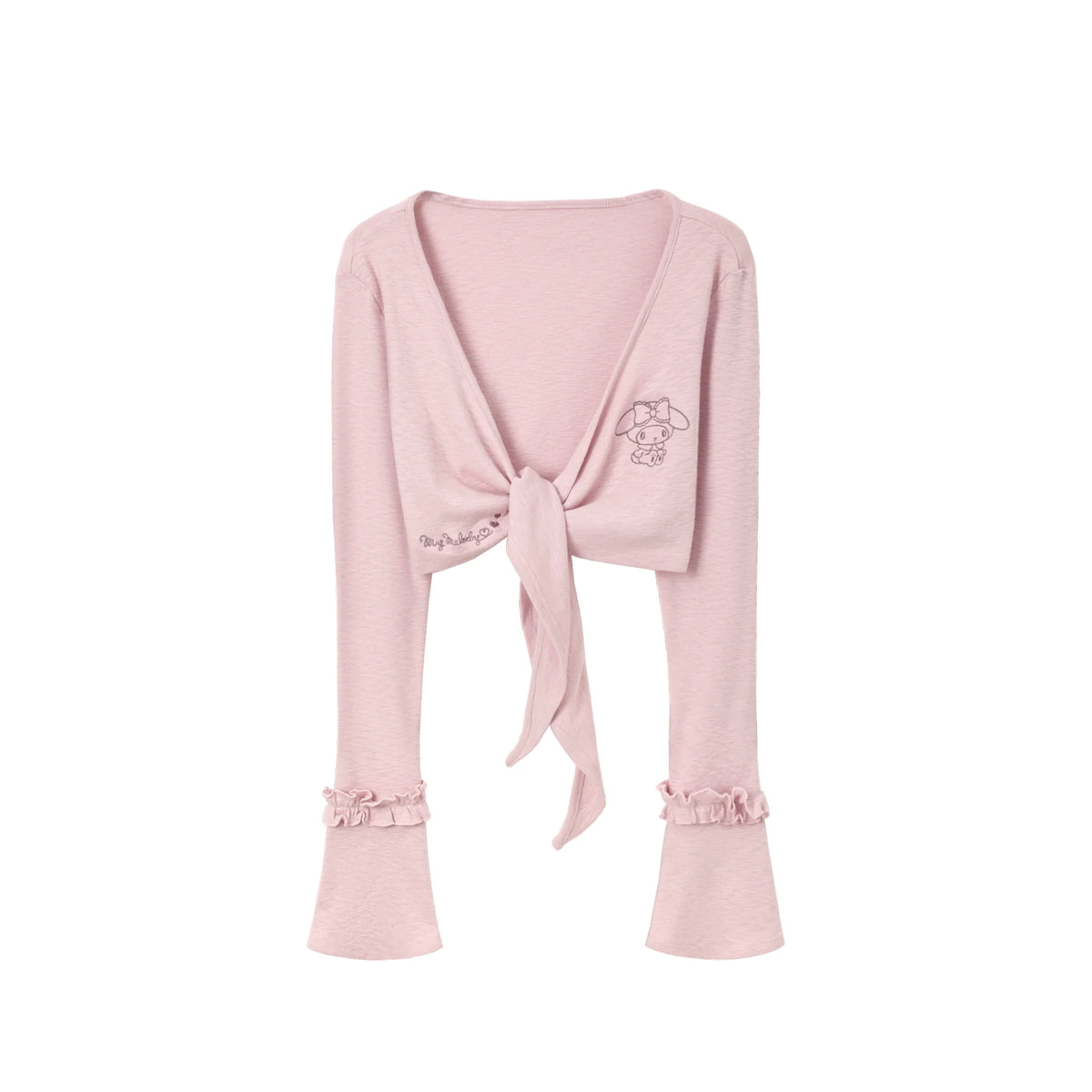 “Melody Blush Garden” Pink Knit Cardigan & Floral Cami Set