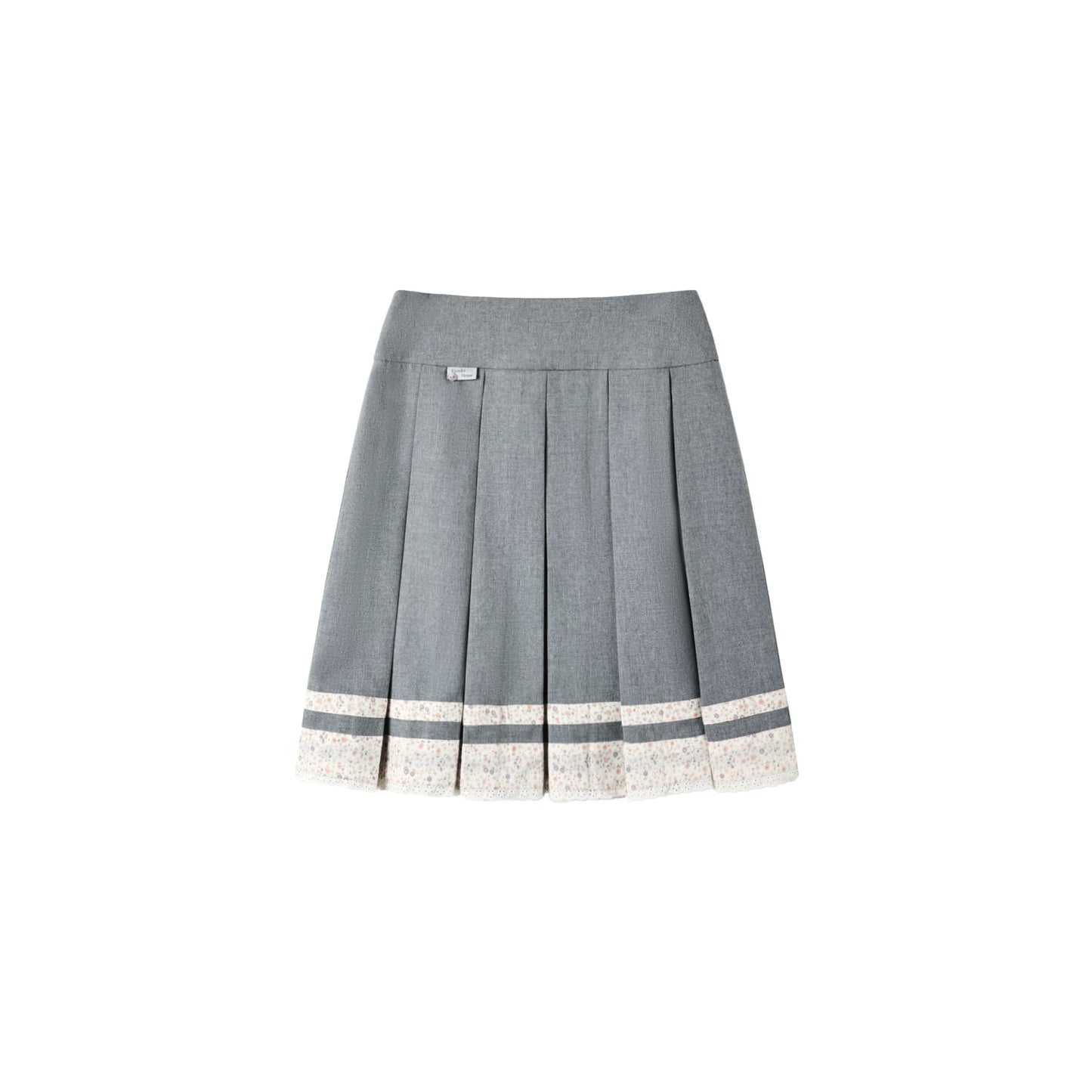 "Lavender Layers" Korean Layered Collection (Puff Sleeve Top / Pleated Midi Skirt / Mesh Overlay Skirt)