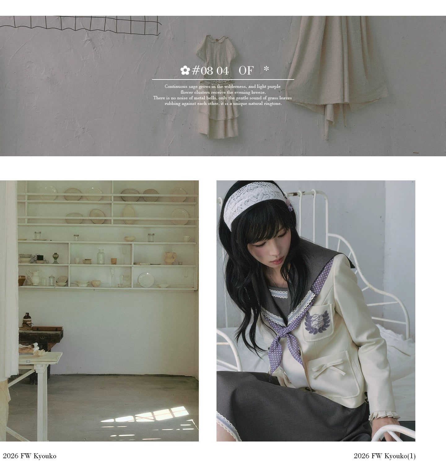 "Showa Era" Layered Uniform Collection (Collarless Blazer / Sailor Blouse / Uniform Skirt / Polka Dot Scarf)