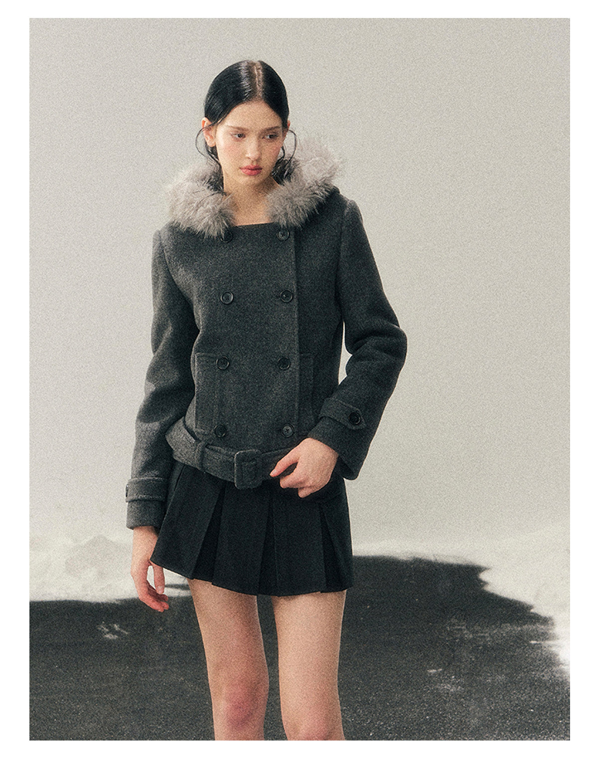 少也眼 "Afterglow of Fireworks" Hepburn-Style Winter Set