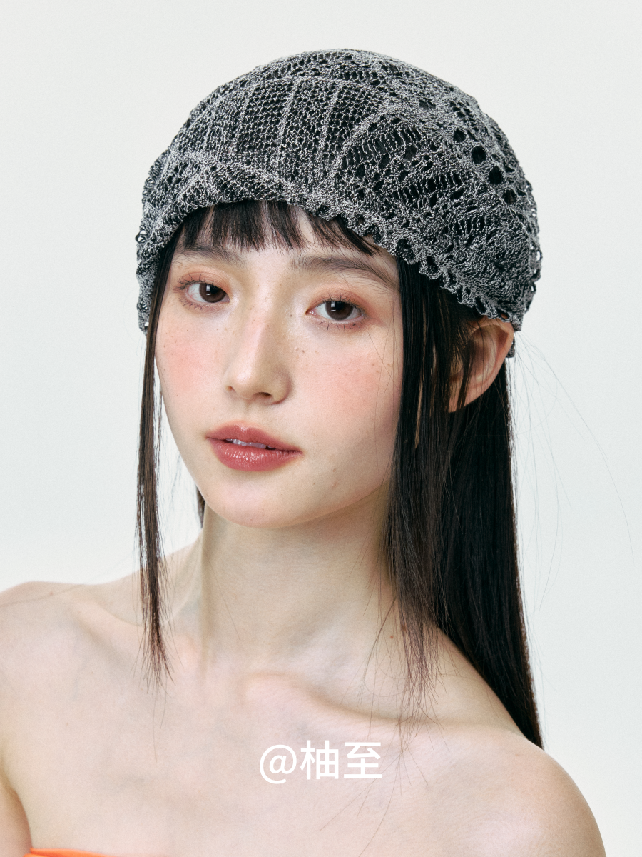 Open-Knit Mesh Beanie – Lightweight Breathable Slouchy Hat