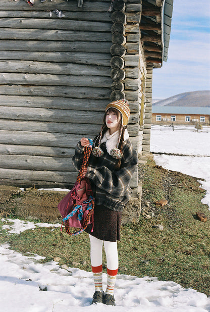 Zzouu - Melaleuca Plaid Coat