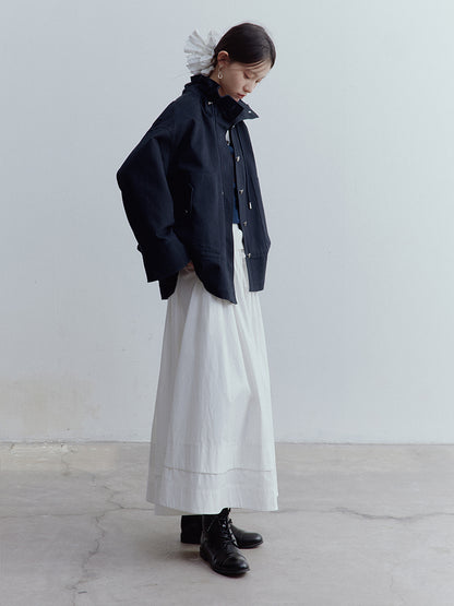 FUSSED Blues Prussian Blue Workwear Jacket – Dusky Blue Cotton FOF-25SS162