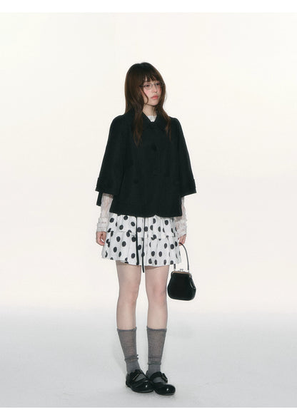 JOVYLLE - Black Preppy Blazer & Skirt Set