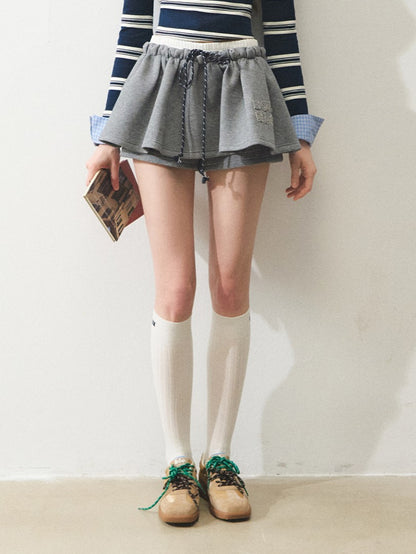 "拿铁不加糖" Unsweetened Latte Tweed Hoodie Set