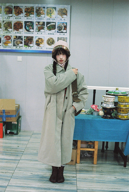 Zzouu - Green Gray Windbreaker Jacket