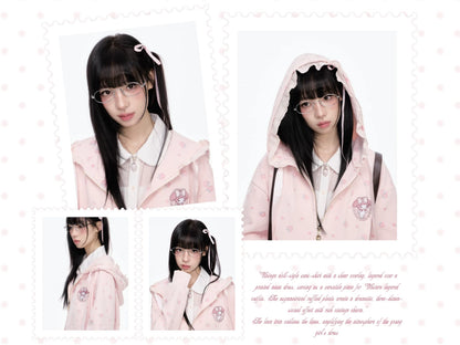 “Daisy Daydream” Pink Floral Oversized Hoodie