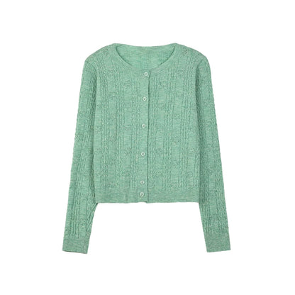 "Clover Breeze" Mint Green Knit Cardigan Collection