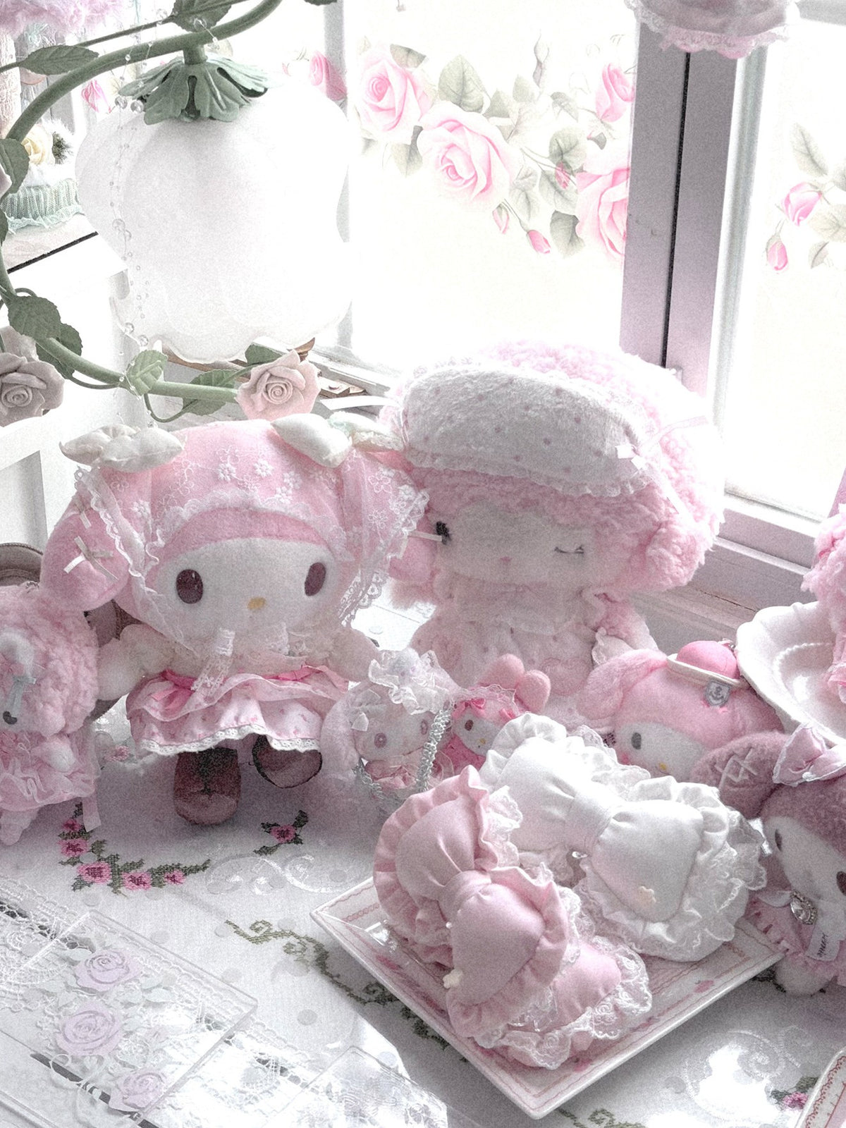 KYOUKO - [FREE GIFT] Satin Bow Padded Pillow Hair Claw Clip