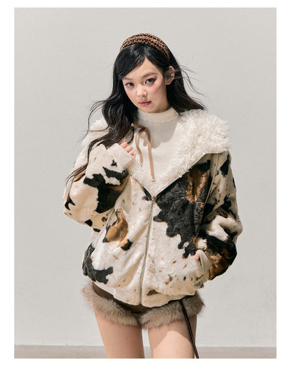 少也眼 “Before the Snow Falls” Faux Shearling Jacket 58436136