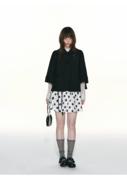 JOVYLLE - Black Preppy Blazer & Skirt Set