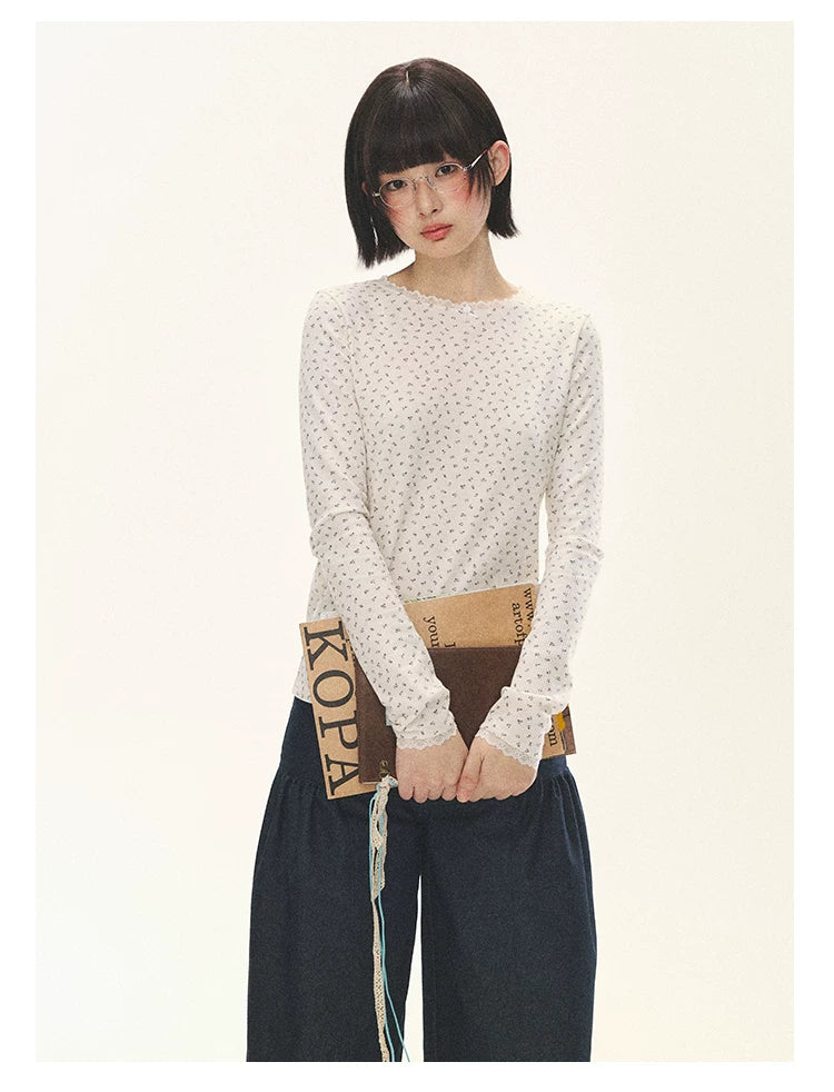 "Lazy Weekend" Deep Blue Ruched Wide Leg Jeans