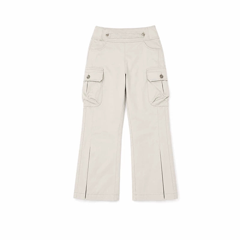 DAILY ARTIST - Khaki Napoleon Utility Cropped Pants