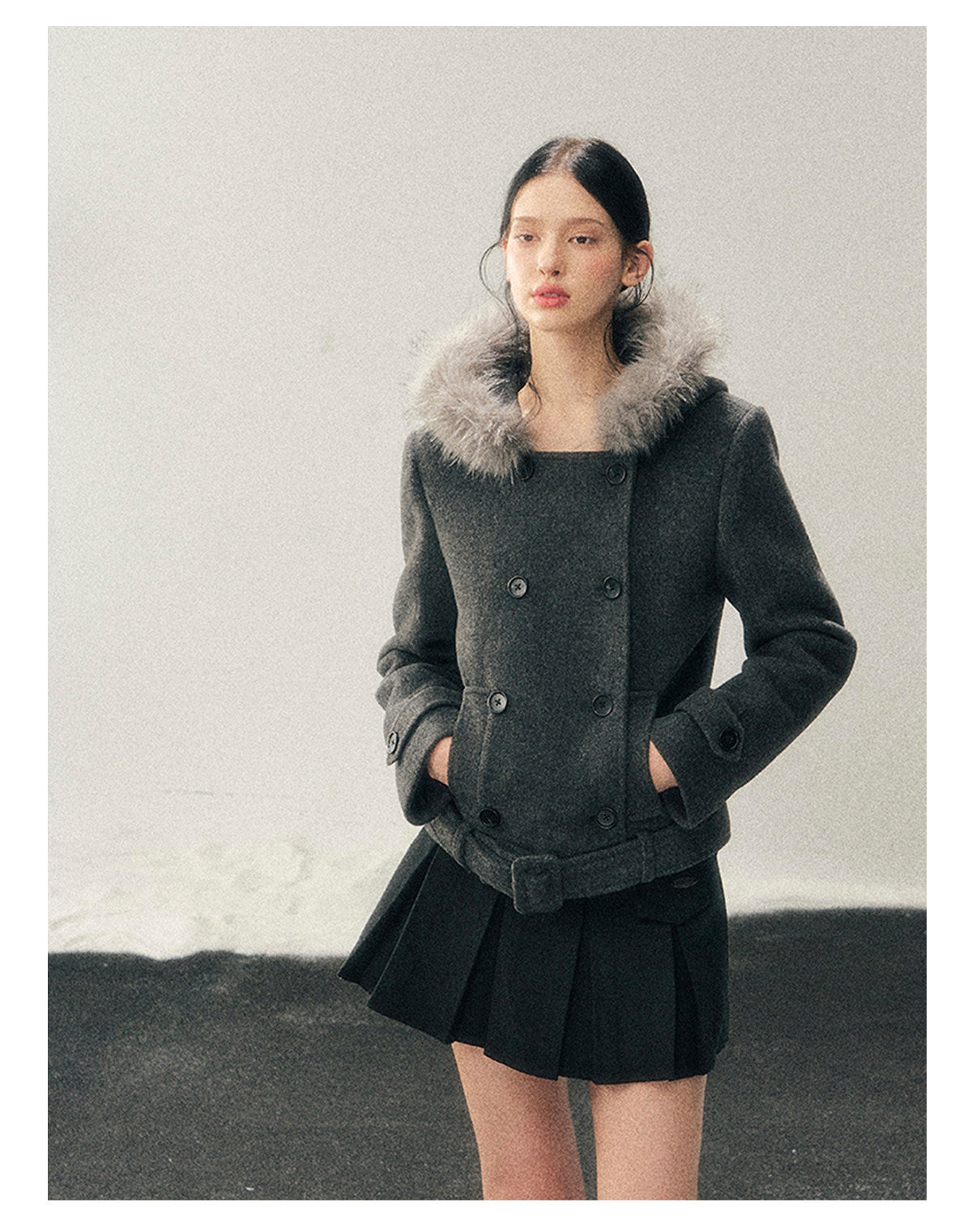 少也眼 "Afterglow of Fireworks" Hepburn-Style Winter Set
