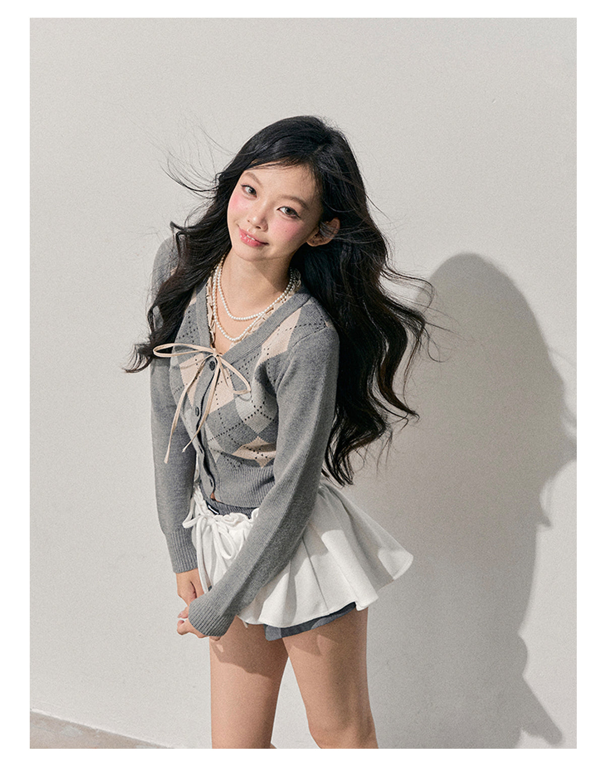 少也眼 “Sober Drowning” French-Inspired Textured Knit Cardigan 123456