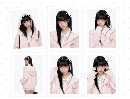 “Daisy Daydream” Pink Floral Oversized Hoodie