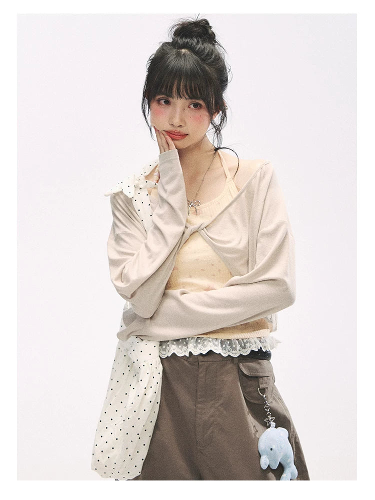 "Street Stroll Girl" Sage Gray Cotton Wide-Leg Cargo Pants