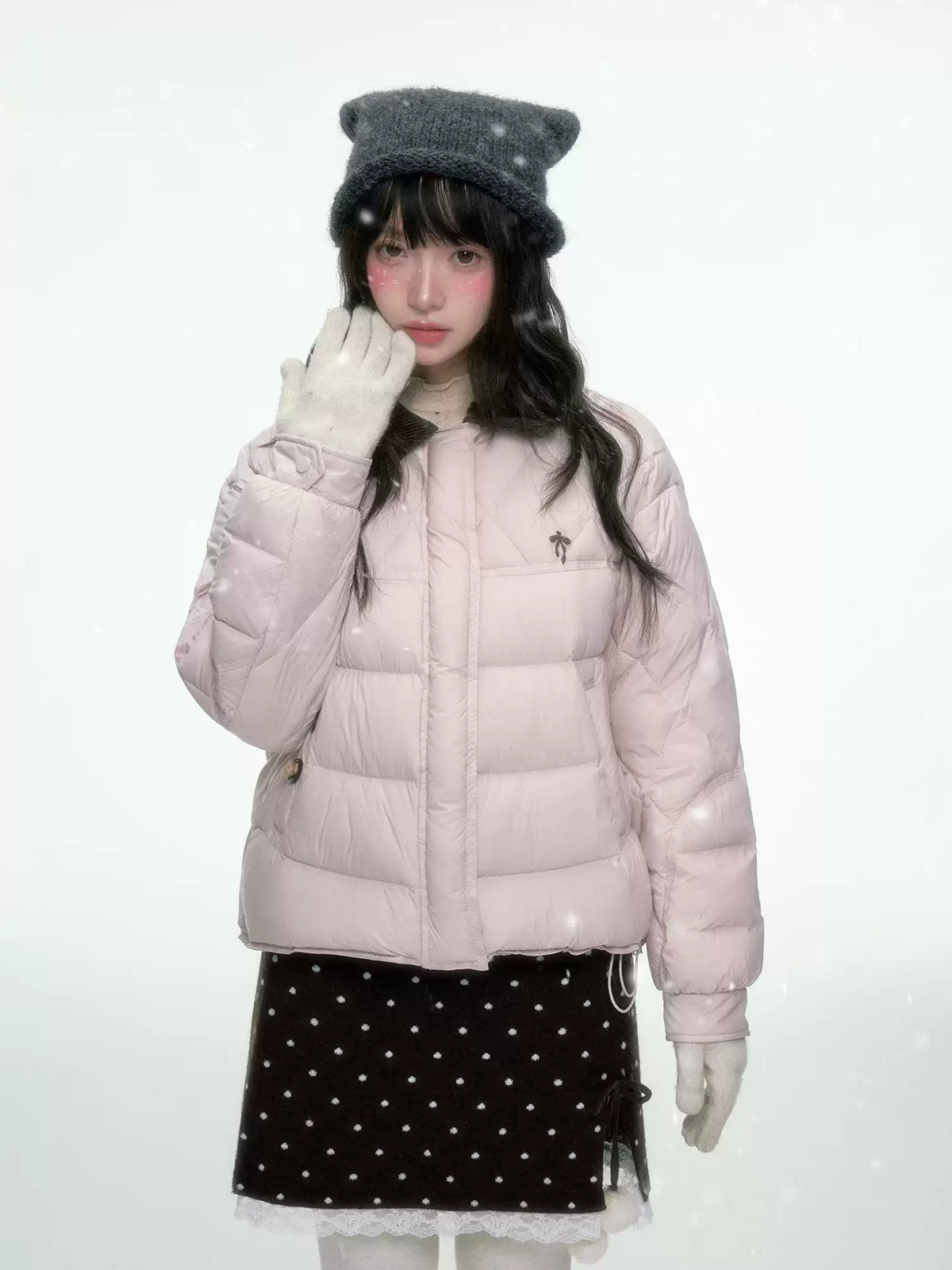 BIBIBENCY - Pink 90% Duck Down Puffer Jacket