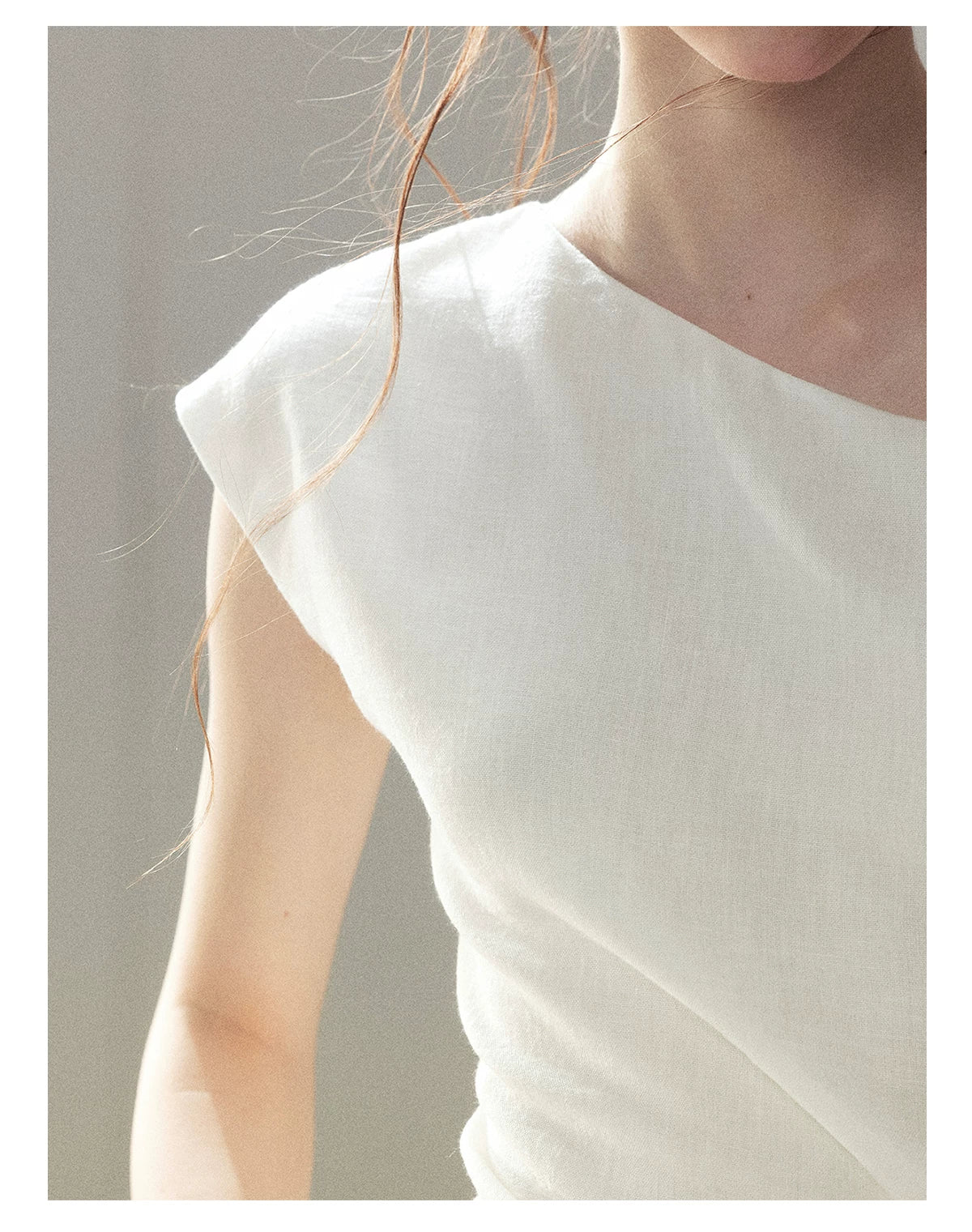 "Her Moonlight" Camellia White Off-Shoulder Top & Wide-Leg Pants Set
