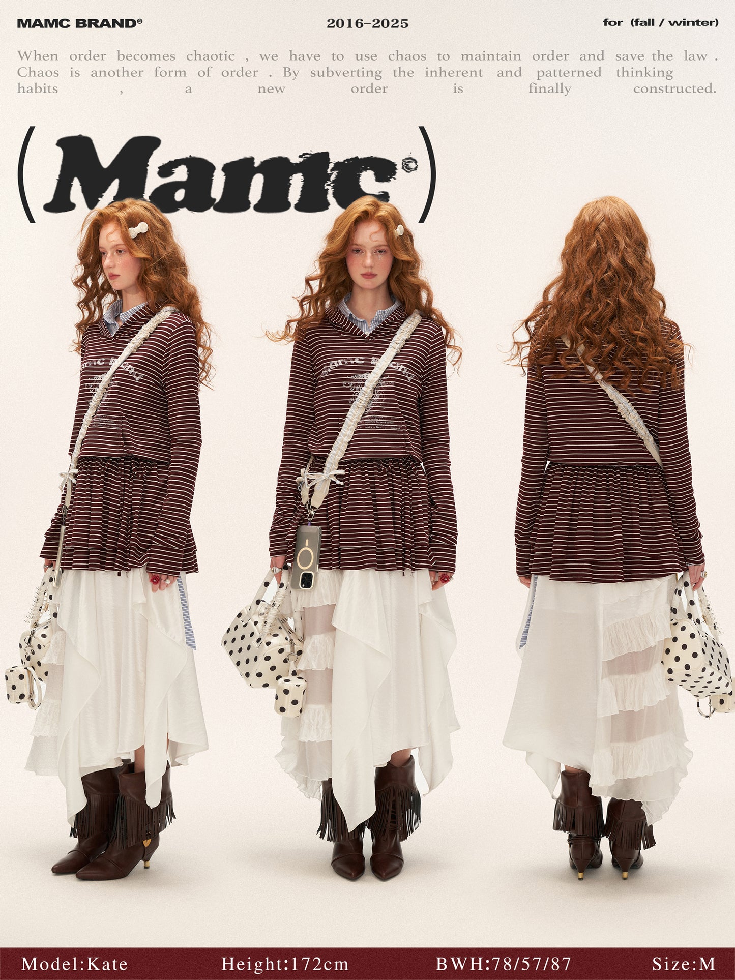 MAMC - Varsity Stripes Hoodie Dress