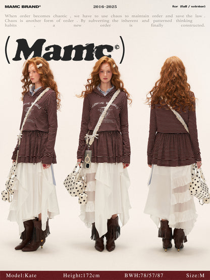 MAMC - Varsity Stripes Hoodie Dress