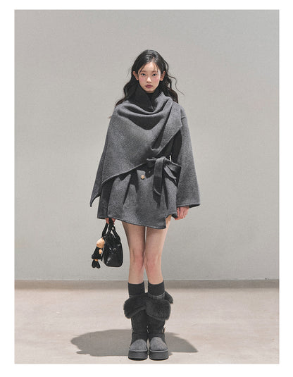 少也眼 “Winter Balcé Whisper” Wool Blend Overcoat - Gray (2nd Lookbook) 7886436