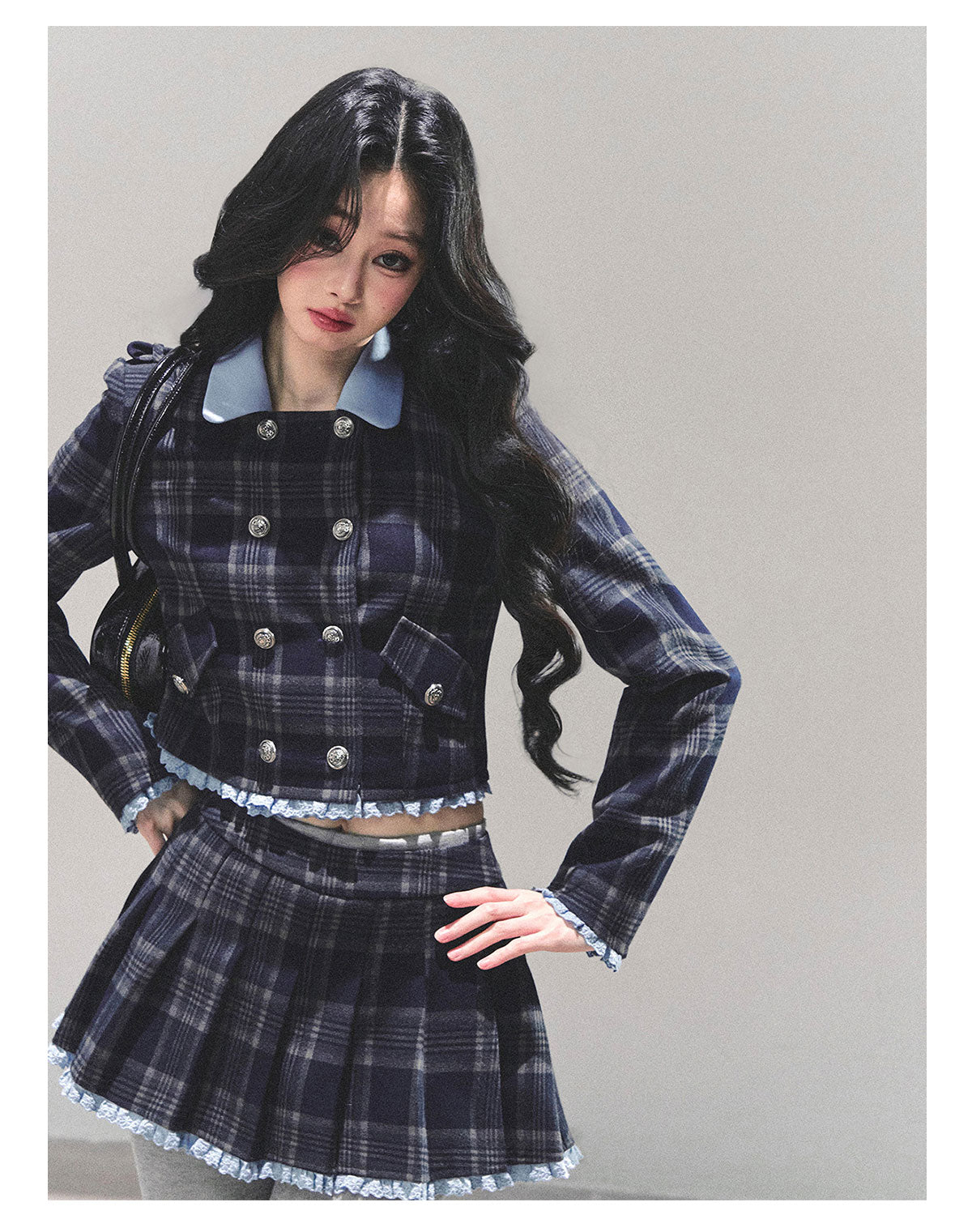 少也眼 "Proust Blue" American-Style Quilted Winter Set 665223