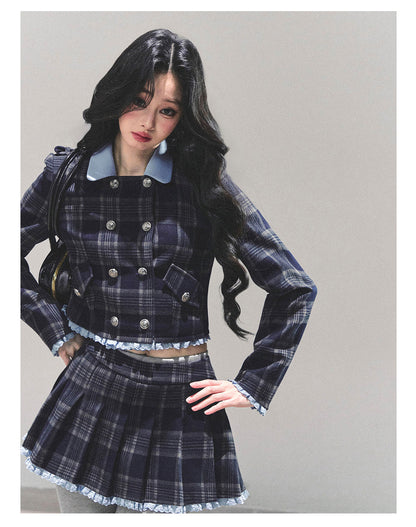少也眼 "Proust Blue" American-Style Quilted Winter Set 665223