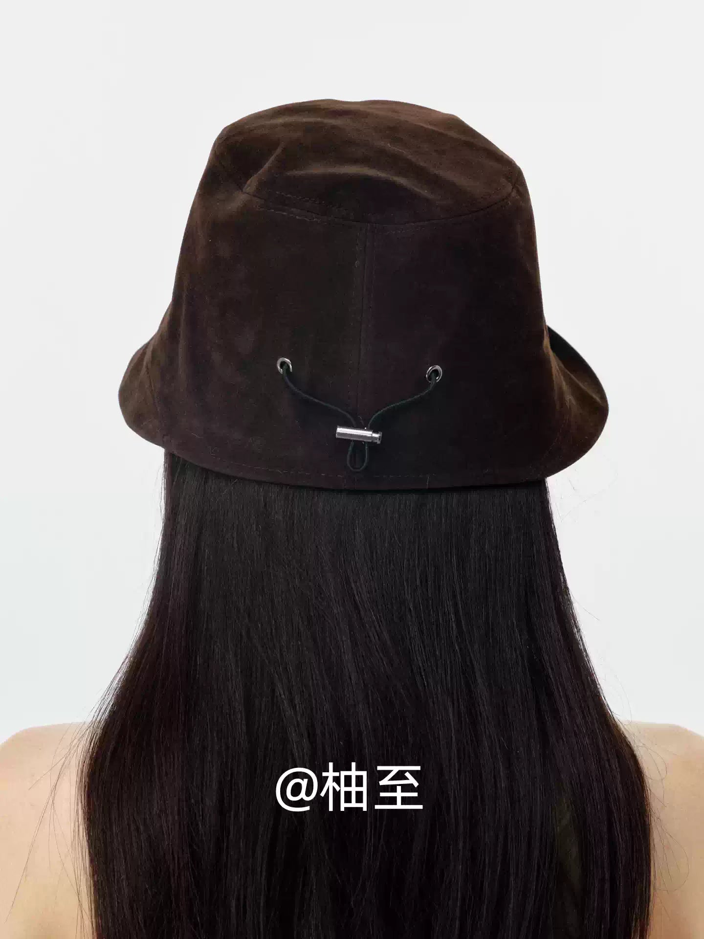 Suede Bucket Hat – Mocha Brown Wide Brim Hat