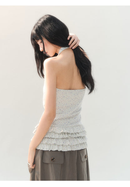 [CAN] "Soft Konjac Cloud" Lightweight Knit Cardigan & Floral Layered Cami