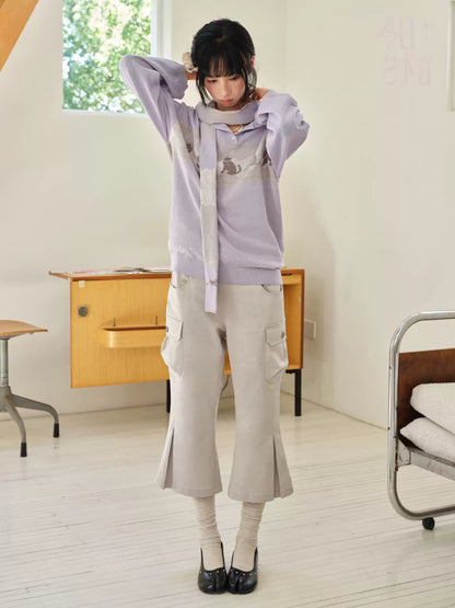 DAILY ARTIST - Khaki Napoleon Utility Cropped Pants
