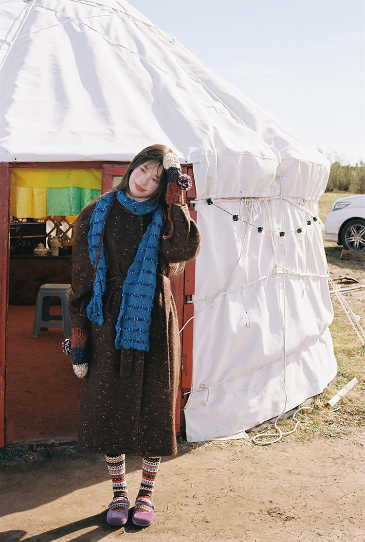 Zzouu - Natural Brown Long Coat